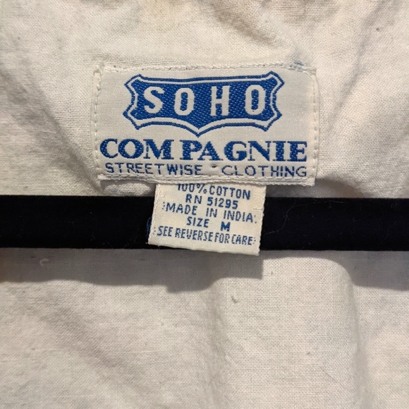 Boho Hippie Vintage Elephant Vest | Soho Compagnie | Size Medium - Picture 5 of 8